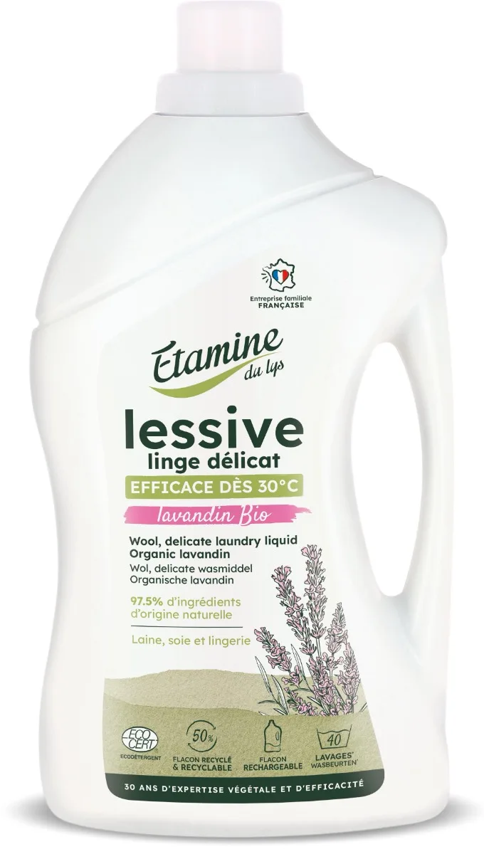 Detergent bio pentru rufe delicate si lana cu parfum de lavanda, 1000ml, Etamine — preț și oferte