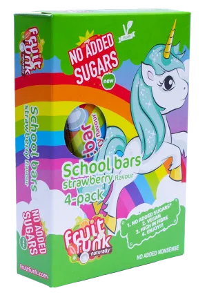 Batoane din fructe cu capsuni Unicorn, 80g, Fruit Funk