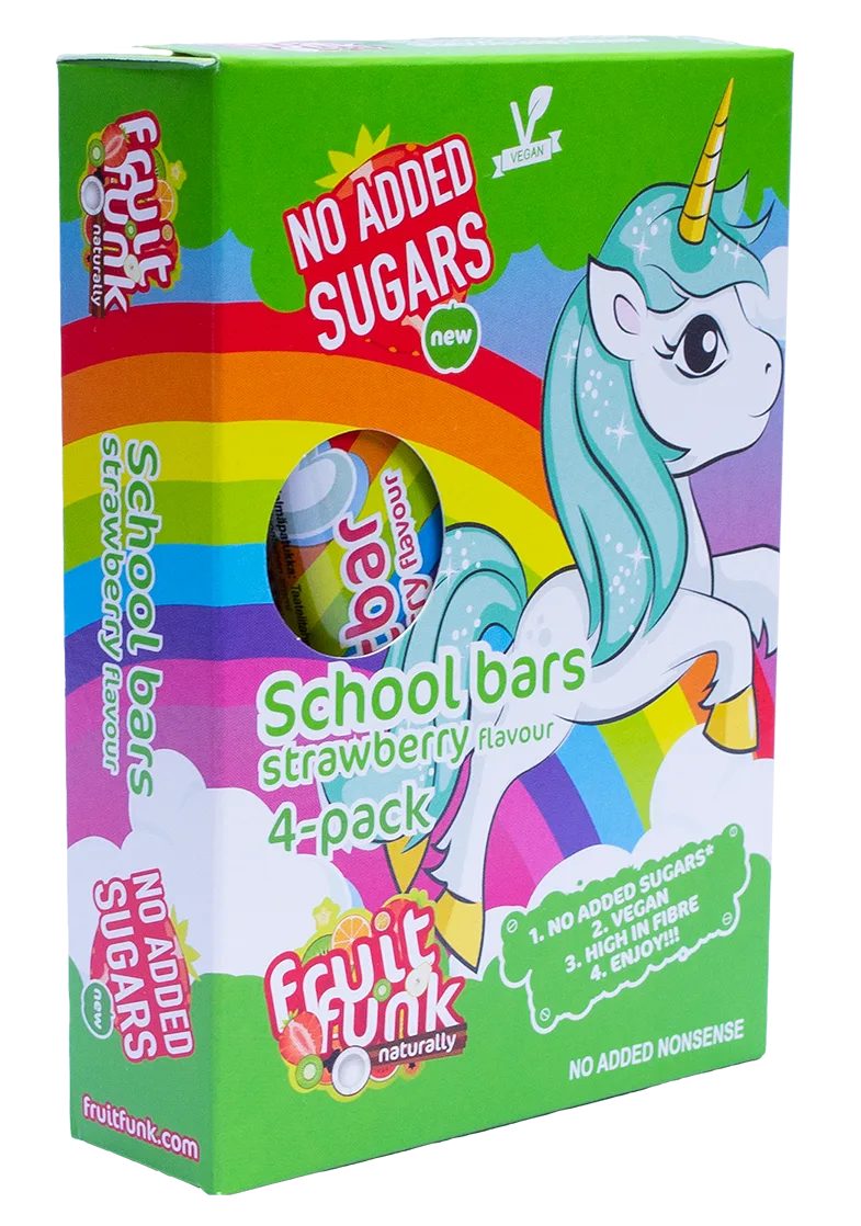 Batoane din fructe cu capsuni Unicorn, 80g, Fruit Funk — preț și oferte