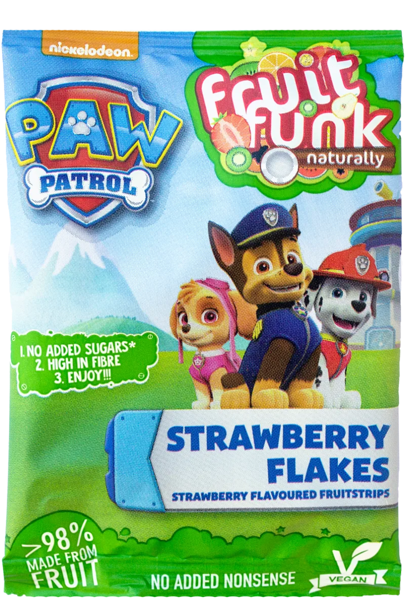 Fulgi din fructe cu capsuni Paw Patrol, 16g, Fruit Funk — preț și oferte
