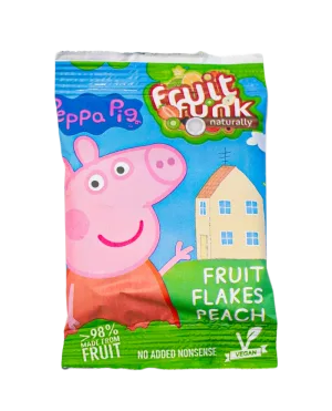 Fulgi din fructe cu piersici Peppa Pig, 16g, Fruit Funk