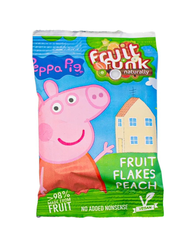 Fulgi din fructe cu piersici Peppa Pig, 16g, Fruit Funk — preț și oferte