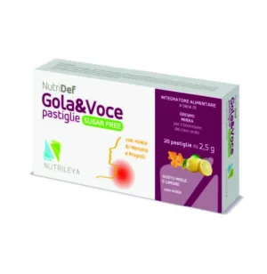 Gola&Voce lamaie si miere de manuka fara zahar NutriDef, 20 dropsuri, Nutrileya