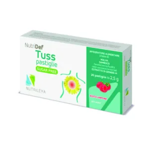 Capsule zmeura fara zahar NutriDef Tuss, 20 capsule, Nutrileya