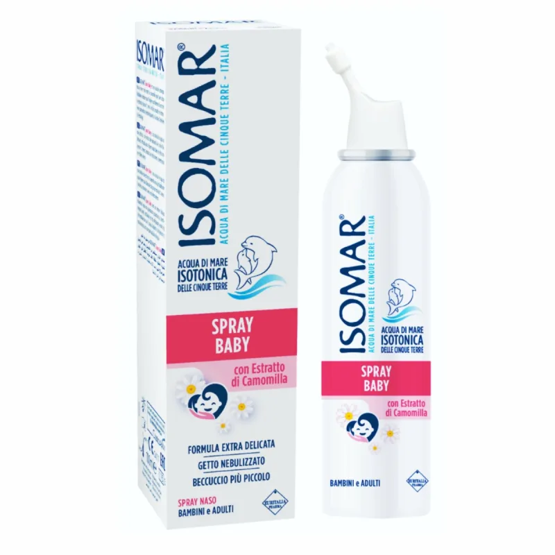 Spray nazal izotonic cu musetel Spray Baby, 100ml, Isomar — preț și oferte