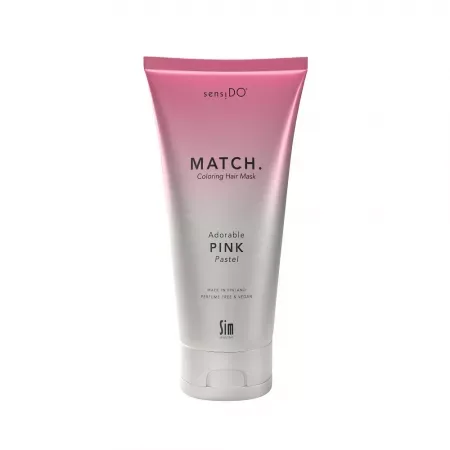 Masca pentru par coloranta tratament cu Keraguard Match Adorable Pink Pastel, 200ml, Sensido — preț și oferte