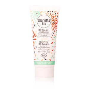BB Cream bio matifiant pentru piele normala si mixta Light, 30ml, Charlotte Bio