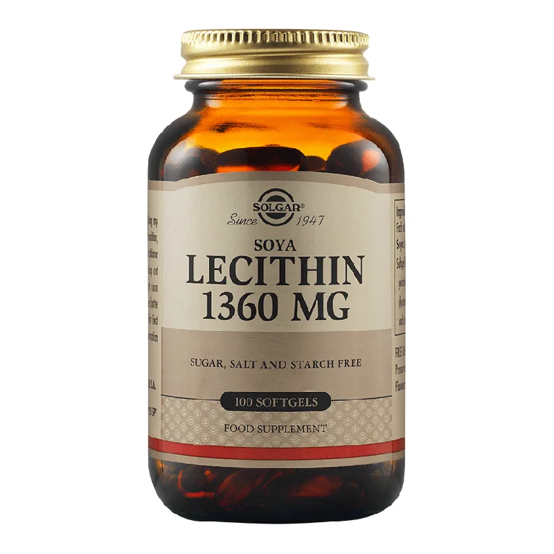 Lecitina 1360 mg, 100 capsule, Solgar — preț și oferte