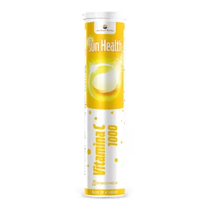 Vitamina C 1000mg Sun Health, 20 comprimate efervescente, Sun Wave Pharma
