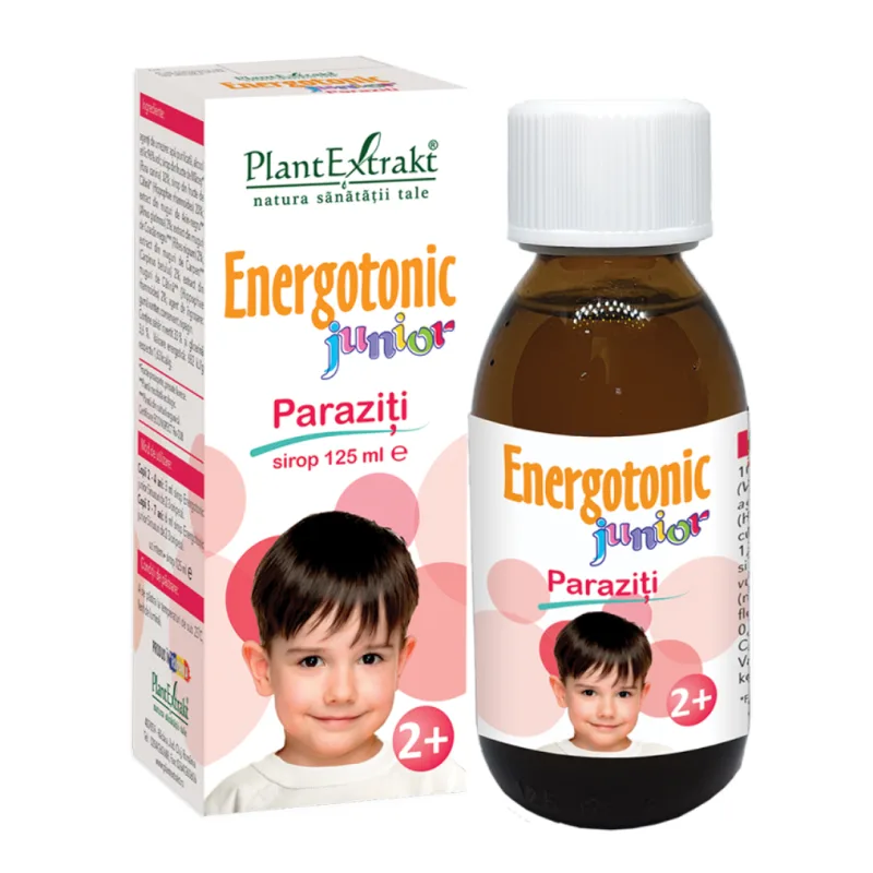 Sirop Energotonic Junior Paraziti, 125 ml, Plant Extrakt — preț și oferte