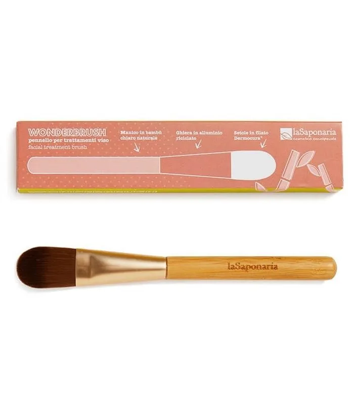 Pensula din bambus pentru aplicarea tratamentelor faciale Wonderbrush, 1 bucata, La Saponaria — preț și oferte