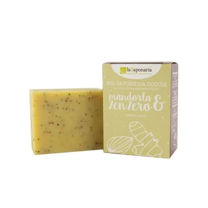 Sapun solid cu migdale si ghimbir, 100g, La Saponaria — preț și oferte