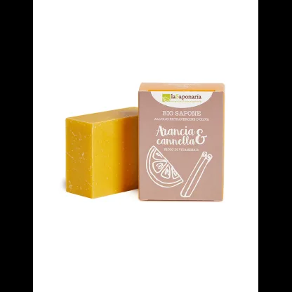 Sapun solid cu portocale si scortisoara, 100g, La Saponaria — preț și oferte