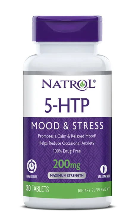 Supliment alimentar 5-HTP 200 mg Mood & Stress Natrol, 30 tablete, GNC — preț și oferte