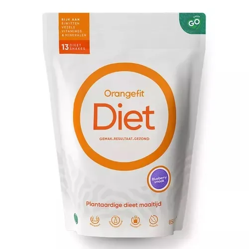Pudra pentru slabit cu aroma de afine Diet, 850g, Orangefit — preț și oferte