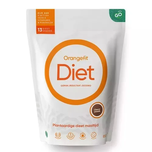 Pudra pentru slabit cu aroma de ciocolata Diet, 850g, Orangefit — preț și oferte
