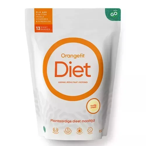Pudra pentru slabit cu aroma de vanilie Diet, 850g, Orangefit — preț și oferte