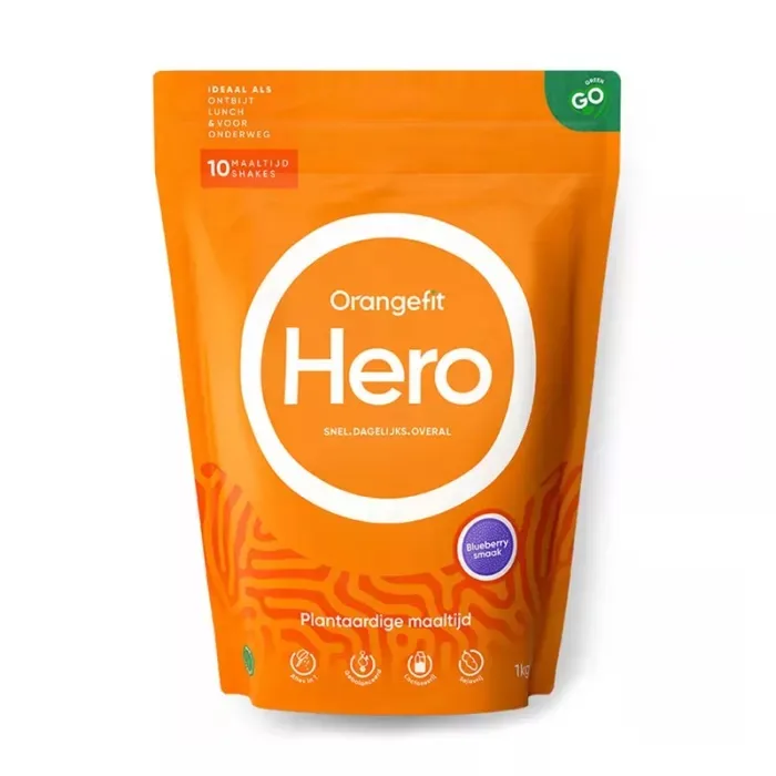 Mic dejun cu aroma de afine Hero, 1Kg, Orangefit — preț și oferte