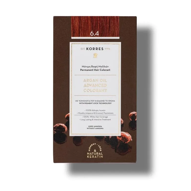 Vopsea de par Argan Oil 6.4, 50ml, Korres — preț și oferte