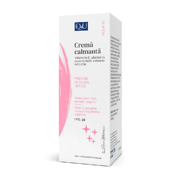 Crema calmanta cu SPF10 , Q4U, 40 ml, Tis Farmaceutic — preț și oferte
