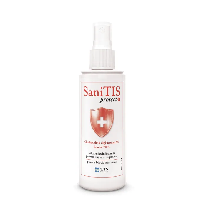 Solutie dezinfectanta, SaniTIS Protect, 110ml, Tis Farmaceutic — preț și oferte