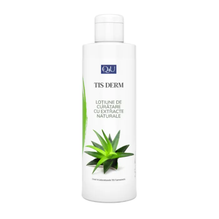Lotiune de curatare pentru fata Q4U, 250 ml, Tis Farmaceutic — preț și oferte