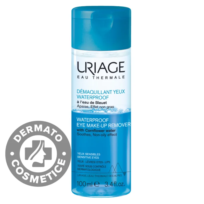 Demachiant de ochi Waterproof, 100ml, Uriage — preț și oferte