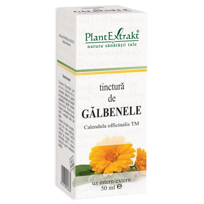 Tinctura de galbenele, 50ml, PlantExtrakt — preț și oferte