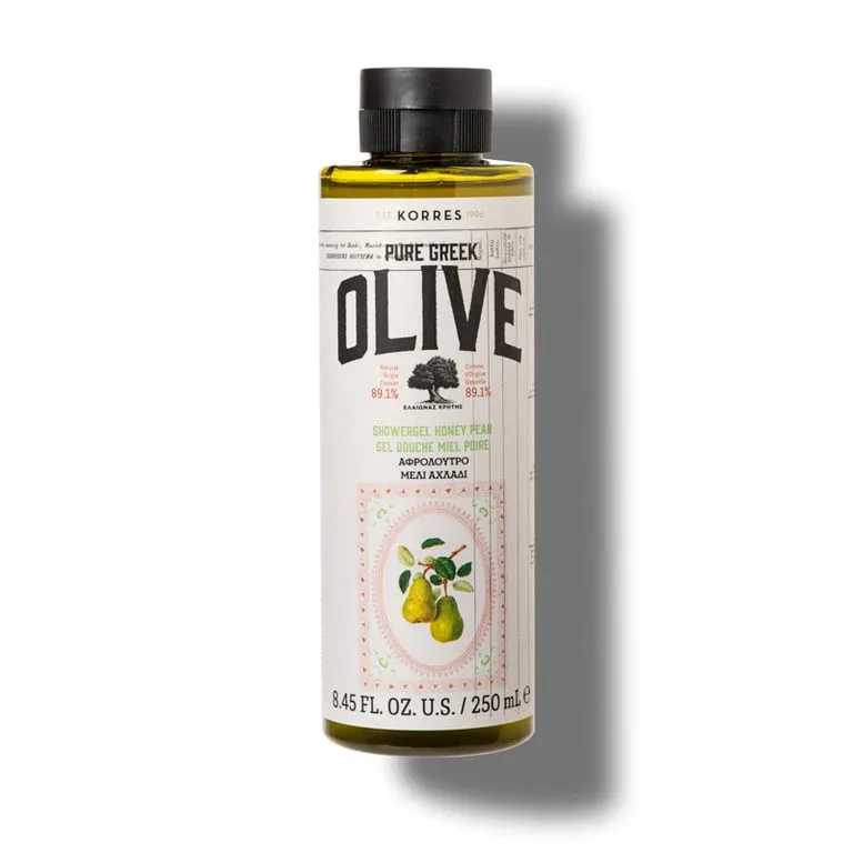 Gel de dus cu miere si pere Pure Greek Olive, 250ml, Korres — preț și oferte