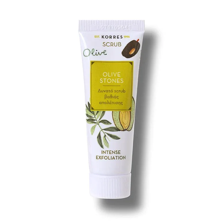 Masca exfolianta Olive Stones, 18ml, Korres — preț și oferte