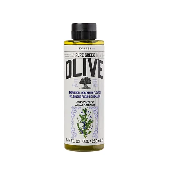 Gel de dus Rosemary Flower Pure Greek Olive, 250ml, Korres — preț și oferte