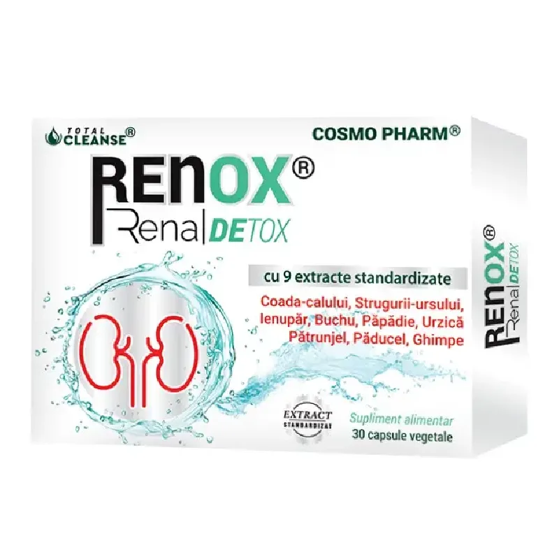 Renox Renal Detox, 30 capsule, Cosmopharm — preț și oferte