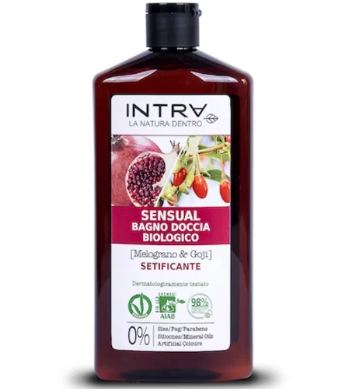 Gel de dus cu rodie si goji, 400ml, Intra — preț și oferte
