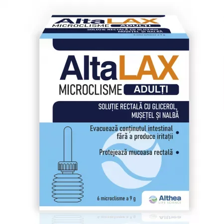 Altalax adulti, 6 microclisme, Althea Life Science — preț și oferte