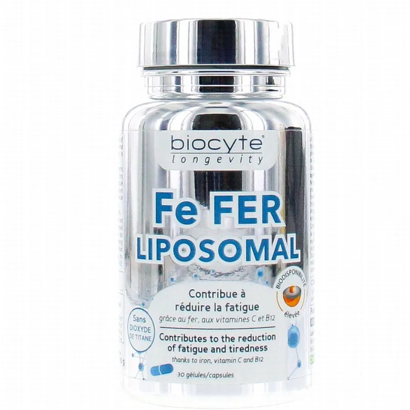 Fier Lipozomal, 30 capsule, Biocyte — preț și oferte