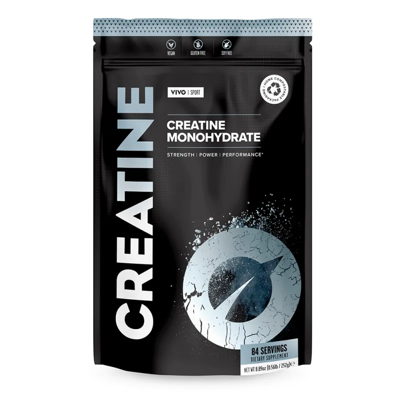 Creatina monohidrata micronizata ultra pura, 252g, Vivo — preț și oferte