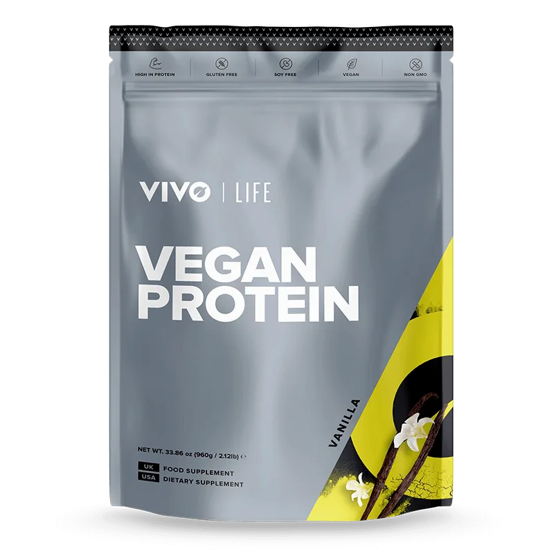 Proteina vegetala cu aroma de Vanilie Life, 900g, Vivo — preț și oferte