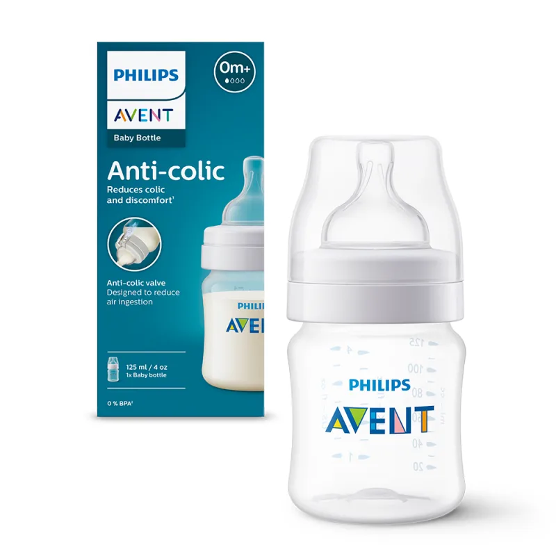 Biberon anti-colici pentru +0 luni Natural Response SCY100/01, 125ml, Philips Avent — preț și oferte