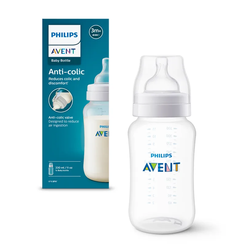 Biberon anti-colici pentru +3 luni SCY106/01, 330ml, Philips Avent — preț și oferte