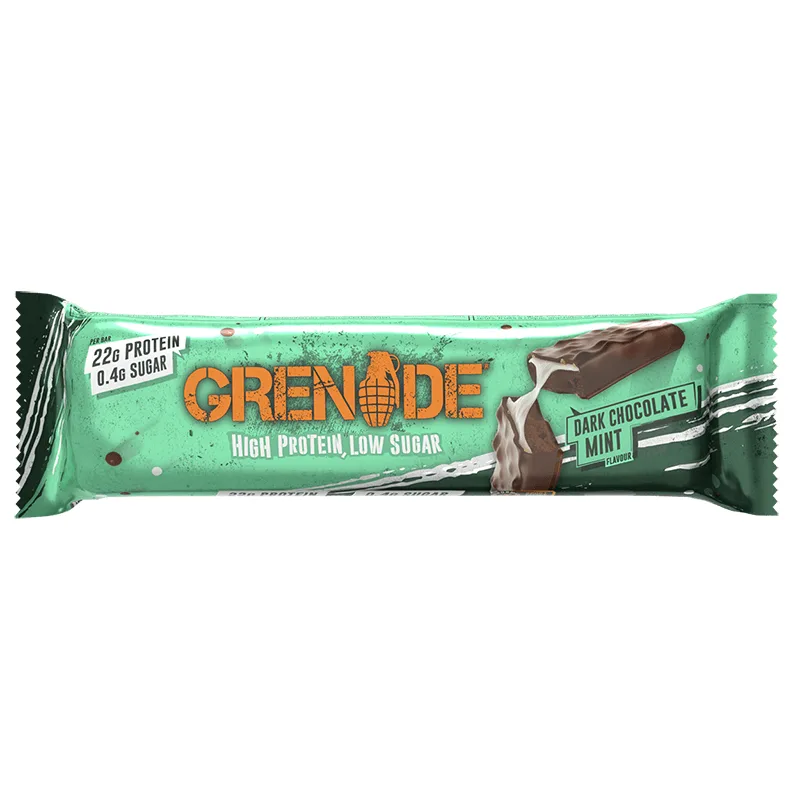 Baton proteic Dark Chocolate Mint, 60g, Grenade — preț și oferte