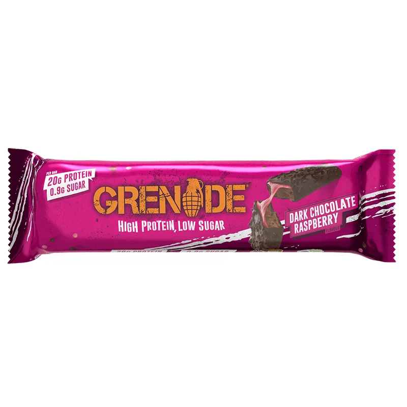 Baton proteic Dark Chocolate Raspberry, 60g, Grenade — preț și oferte