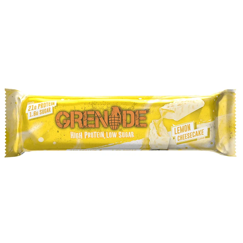 Baton proteic Lemon Cheesecake, 60g, Grenade — preț și oferte
