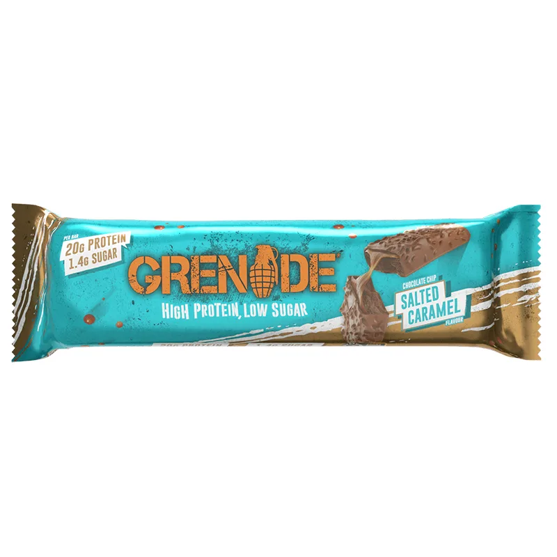 Baton proteic Salted Caramel, 60g, Grenade — preț și oferte
