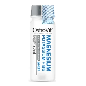 Magneziu lichid 375mg cu potasiu si B6 Shot, 80ml, OstroVit