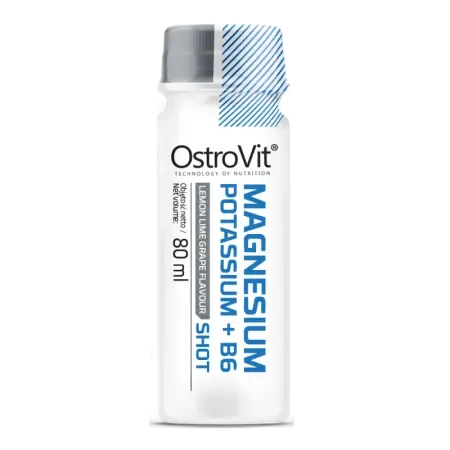 Magneziu lichid 375mg cu potasiu si B6 Shot, 80ml, OstroVit — preț și oferte