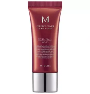 BB Cream M Perfect Cover SPF42 PA+++ No.13 Bej Luminos, 20ml, Missha