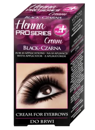 Crema vopsire sprancene Negru, 15ml, Henna — preț și oferte