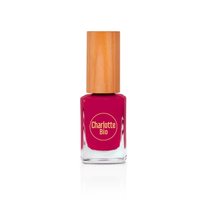 Lac vegan de unghii Rose Framboise, 10ml, Charlotte Bio — preț și oferte