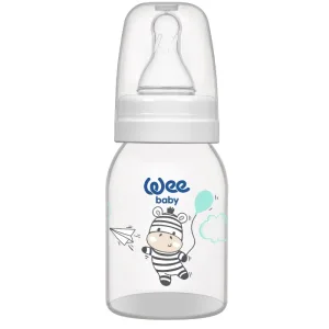 Biberon cu tetina rotunda, 125ml, Wee Baby