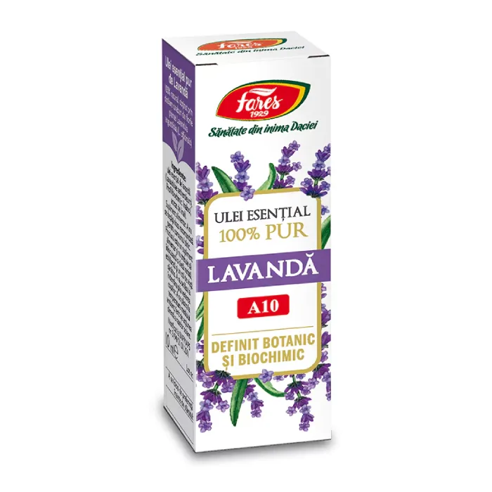 Ulei esential de Lavanda, 10 ml, Fares — preț și oferte